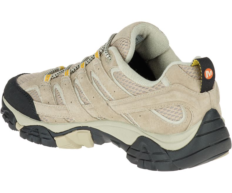 Beige Merrell Moab 2 Ventilator Wide Width Women's Hiking Shoes Canada | 27950W-1HB