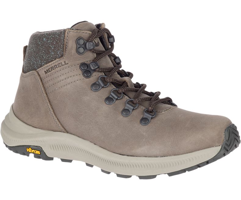 Beige Merrell Ontario Mid Women's Hiking Shoes Canada | 35914W-1HA