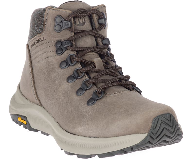 Beige Merrell Ontario Mid Women's Hiking Shoes Canada | 35914W-1HA