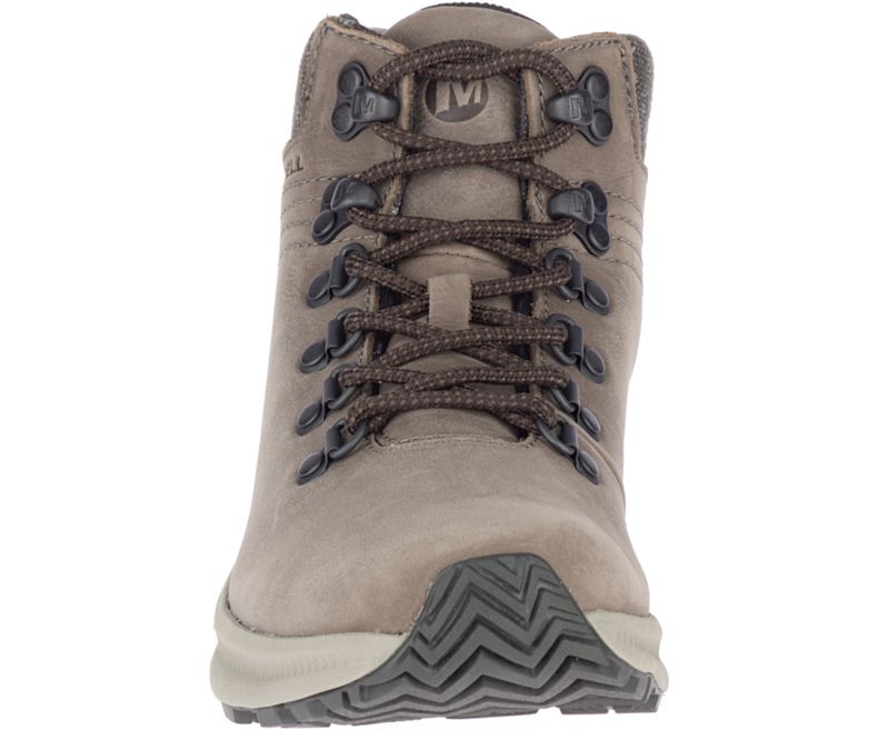 Beige Merrell Ontario Mid Women's Hiking Shoes Canada | 35914W-1HA