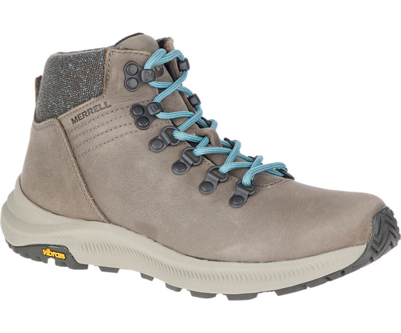 Beige Merrell Ontario Mid Women\'s Hiking Shoes Canada | 35914W-1HA