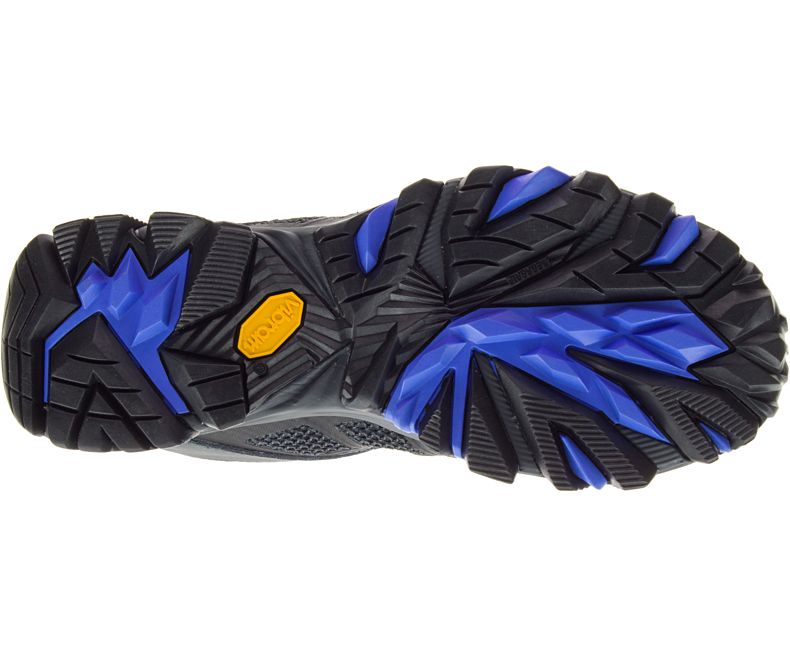 Black / Blue Merrell Moab FST 2 Women's Hiking Shoes Canada | 33190W-1HB