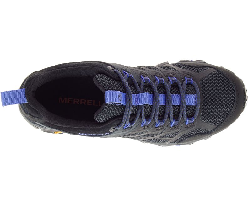 Black / Blue Merrell Moab FST 2 Women's Hiking Shoes Canada | 33190W-1HB