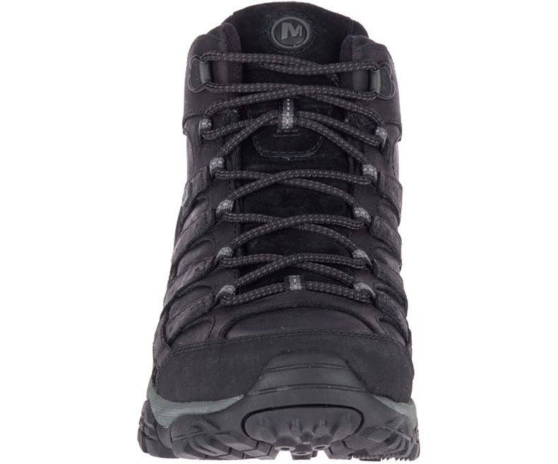 Black Merrell Moab 2 Prime Mid Waterproof Men's Hiking Shoes Canada | 40778M-2HB