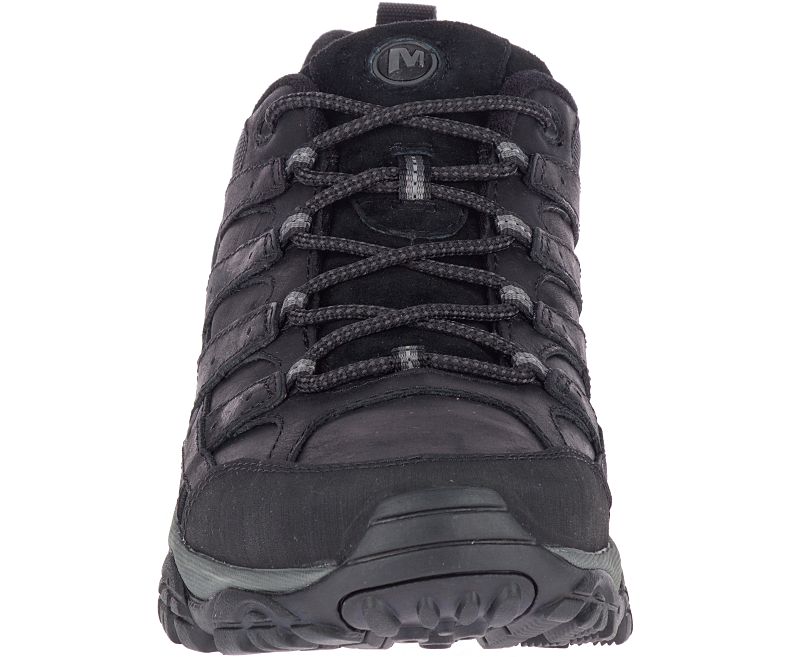 Black Merrell Moab 2 Prime Wide Width Men's Hiking Shoes Canada | 41317M-2HB