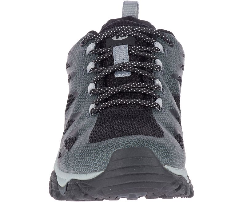 Black Merrell Moab Edge 2 Waterproof Men's Hiking Shoes Canada | 33193M-2HB