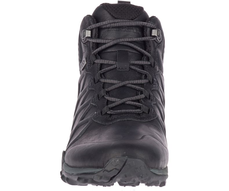 Black Merrell Siren 3 Peak Mid Waterproof Women's Hiking Shoes Canada | 40767W-1HB