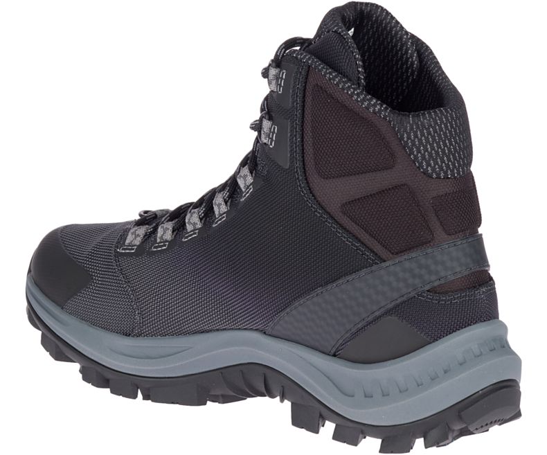 Black Merrell Thermo Cross 2 Mid Waterproof Men's Hiking Shoes Canada | 35393M-2HB