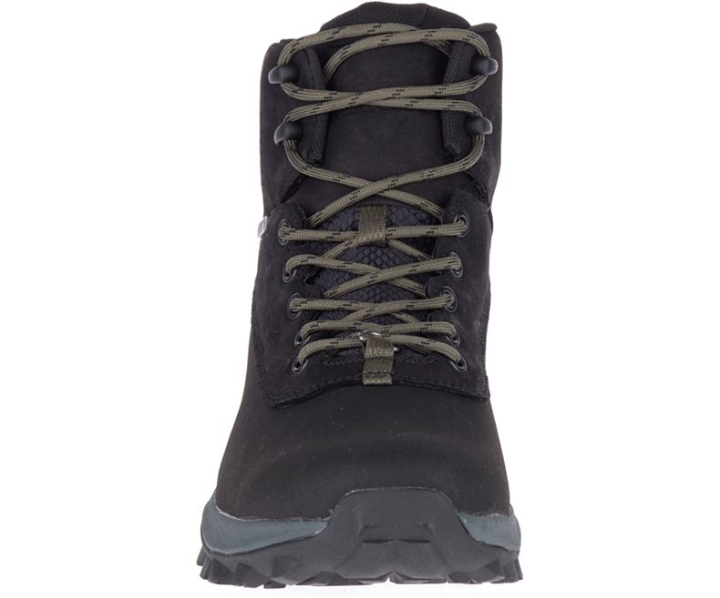 Black Merrell Thermo Kiruna Mid Shell Waterproof Men's Hiking Shoes Canada | 41495M-2HB