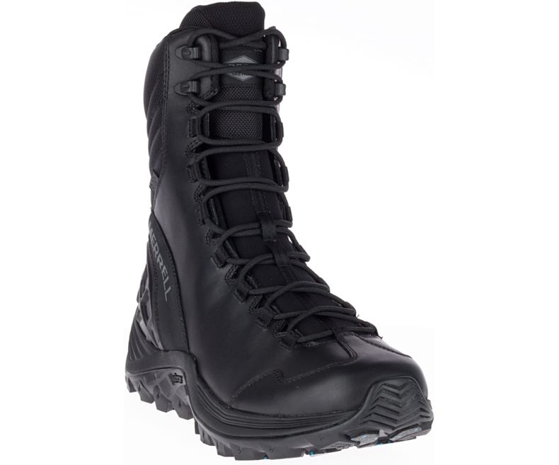 Black Merrell Thermo Rogue Tactical Waterproof Ice+ Men's Work Boots Canada | 35535M-2WB