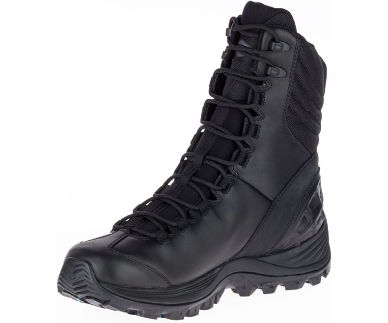 Black Merrell Thermo Rogue Tactical Waterproof Ice+ Men's Work Boots Canada | 35535M-2WB