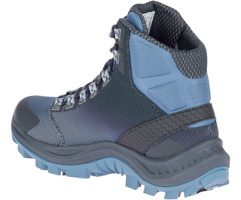 Blue Merrell Thermo Cross 2 Mid Waterproof Women's Hiking Shoes Canada | 41540W-1HB