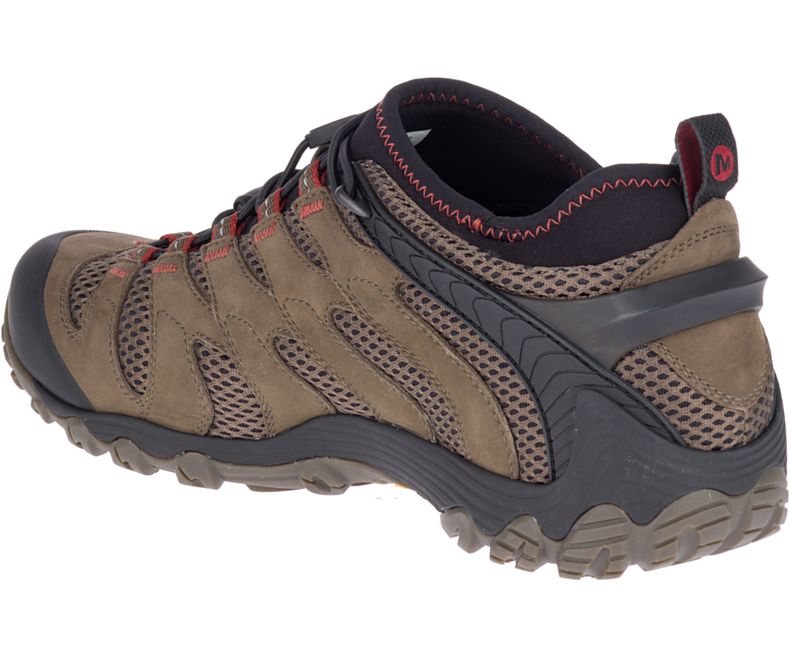 Brown Merrell Chameleon 7 Stretch Waterproof Men's Hiking Shoes Canada | 33143M-2HB