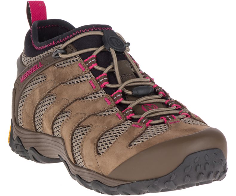 Brown Merrell Chameleon 7 Stretch Women's Hiking Shoes Canada | 32437W-1HB