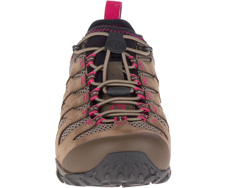 Brown Merrell Chameleon 7 Stretch Women's Hiking Shoes Canada | 32437W-1HB