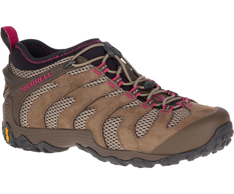 Brown Merrell Chameleon 7 Stretch Women\'s Hiking Shoes Canada | 32437W-1HB