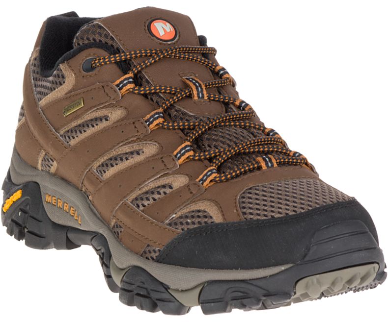 Brown Merrell Moab 2 GORE -TEX® Men's Hiking Shoes Canada | 27939M-2HB