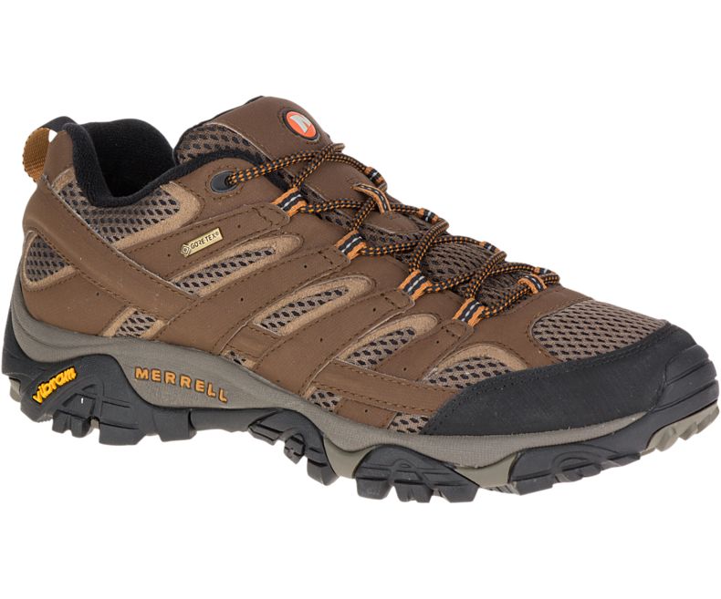 Brown Merrell Moab 2 GORE -TEX® Men\'s Hiking Shoes Canada | 27939M-2HB