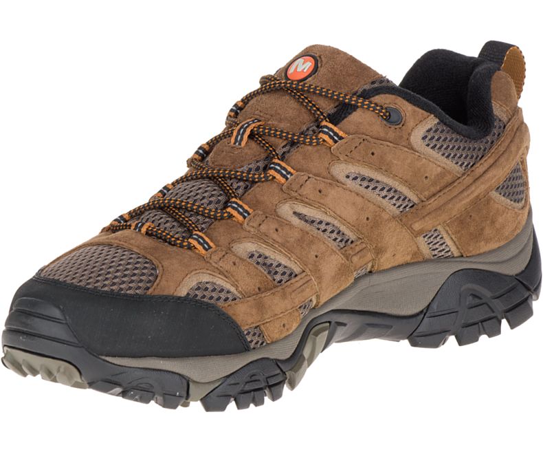 Brown Merrell Moab 2 Ventilator Men's Hiking Shoes Canada | 27947M-2HB