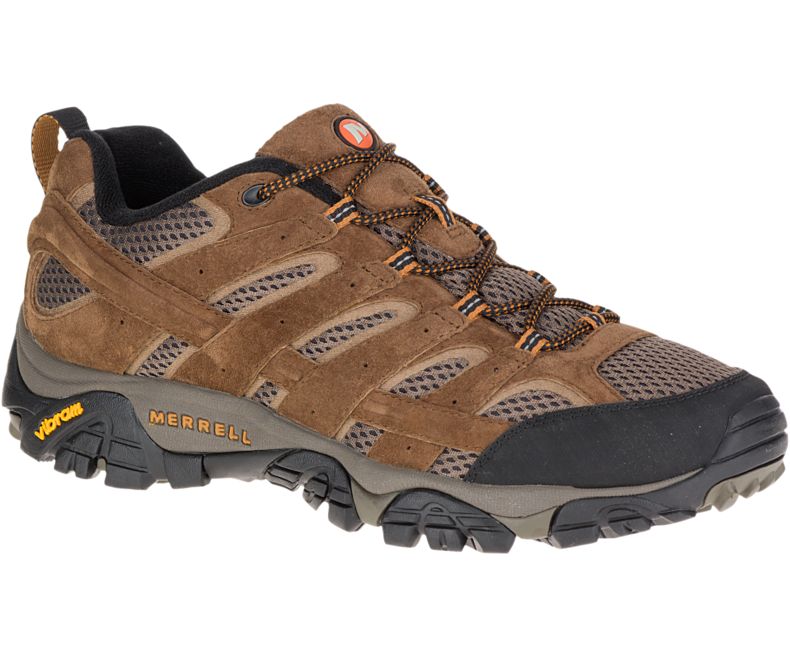 Brown Merrell Moab 2 Ventilator Men\'s Hiking Shoes Canada | 27947M-2HB