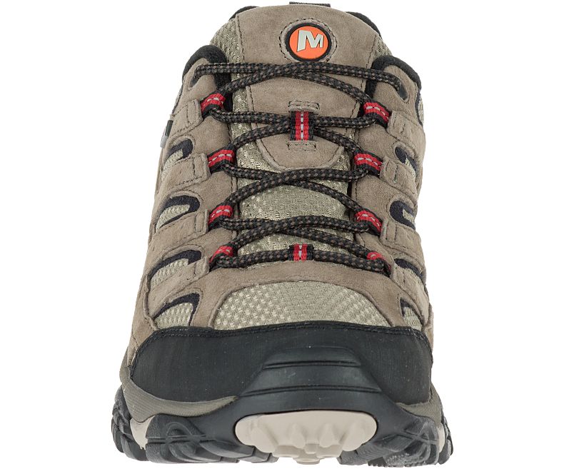 Brown Merrell Moab 2 Waterproof Wide Width Men's Hiking Shoes Canada | 27944M-2HB