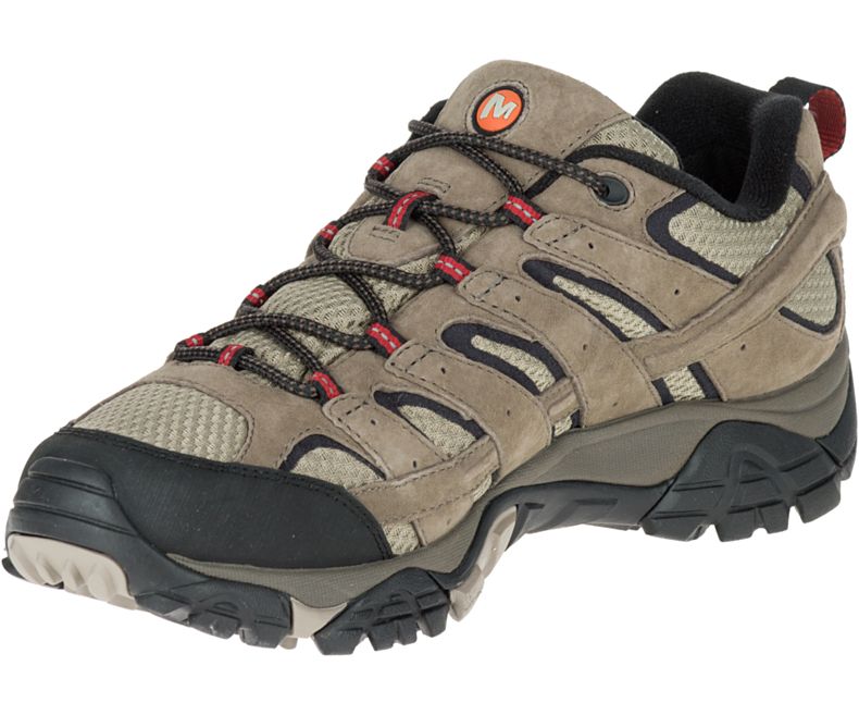 Brown Merrell Moab 2 Waterproof Wide Width Men's Hiking Shoes Canada | 27944M-2HB