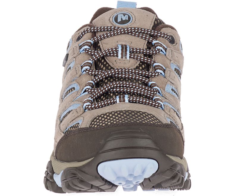 Brown Merrell Moab 2 Waterproof Women's Hiking Shoes Canada | 27945W-1HB