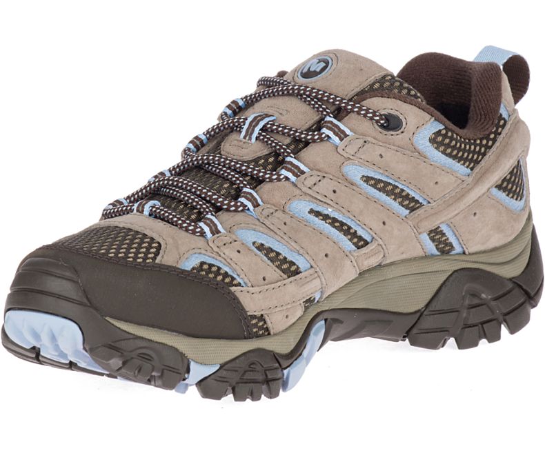 Brown Merrell Moab 2 Waterproof Women's Hiking Shoes Canada | 27945W-1HB