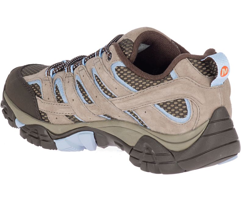 Brown Merrell Moab 2 Waterproof Women's Hiking Shoes Canada | 27945W-1HB