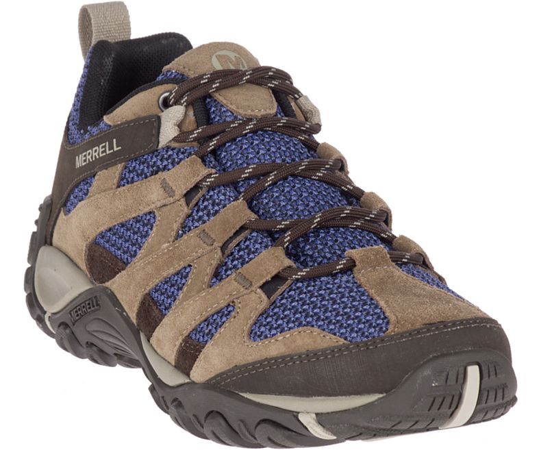 Brown / Purple Merrell Alverstone Women's Hiking Shoes Canada | 35669W-1HB