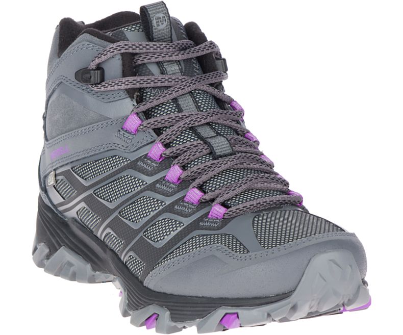 Dark Grey Merrell Moab FST Ice+ Thermo Women's Hiking Shoes Canada | 26948W-1HD