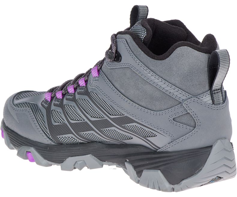 Dark Grey Merrell Moab FST Ice+ Thermo Women's Hiking Shoes Canada | 26948W-1HD