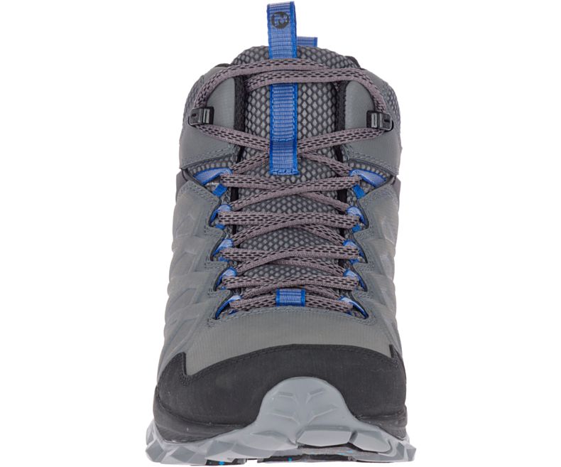 Dark Grey Merrell Thermo Freeze Mid Waterproof Men's Hiking Shoes Canada | 35073M-2HD