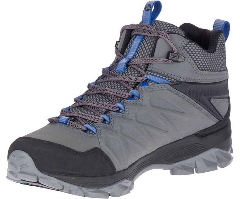 Dark Grey Merrell Thermo Freeze Mid Waterproof Men's Hiking Shoes Canada | 35073M-2HD