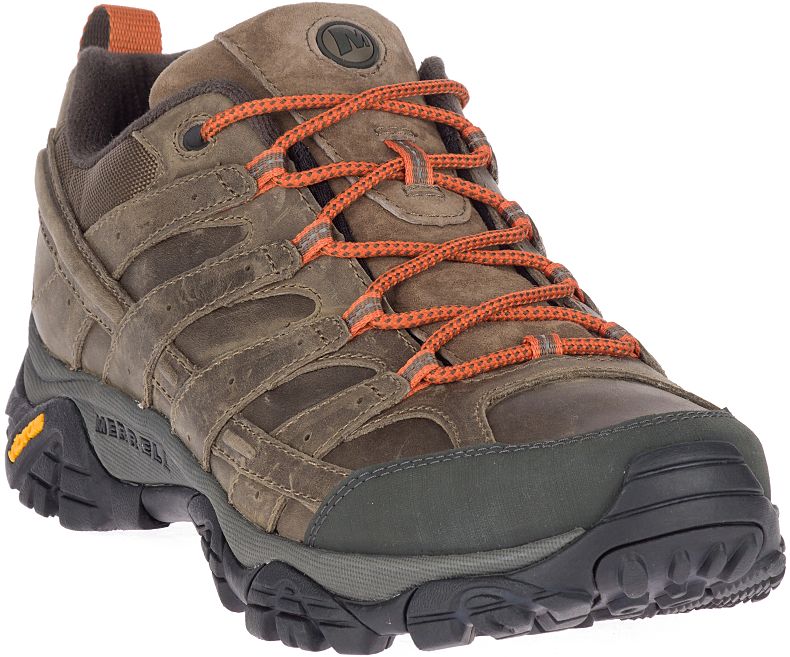 Dark Khaki Merrell Moab 2 Prime Men's Hiking Shoes Canada | 40783M-2HD