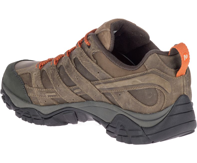 Dark Khaki Merrell Moab 2 Prime Men's Hiking Shoes Canada | 40783M-2HD