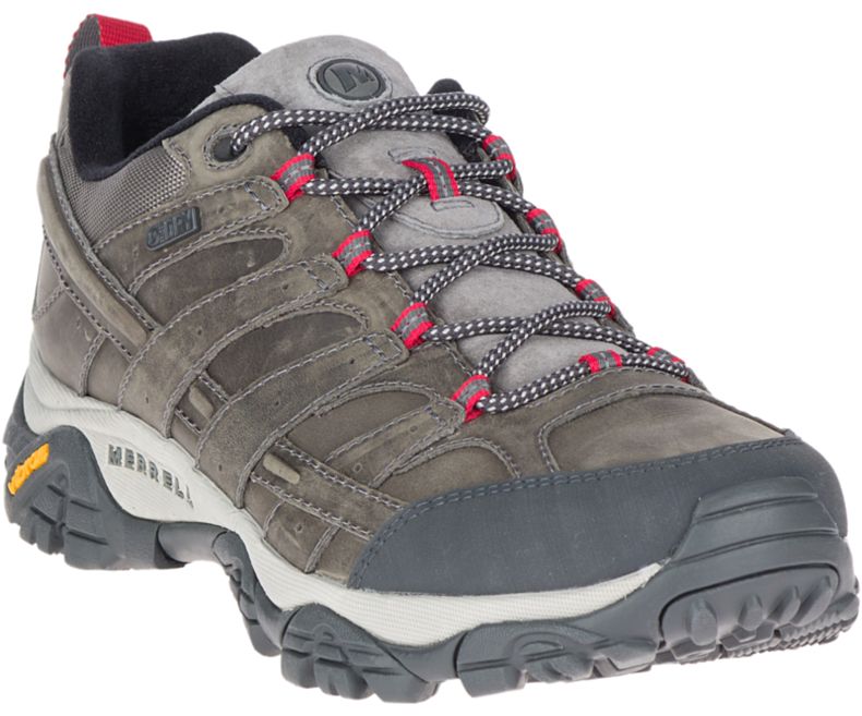 Deep Grey Merrell Moab 2 Prime Waterproof Men's Hiking Shoes Canada | 40780M-2HD