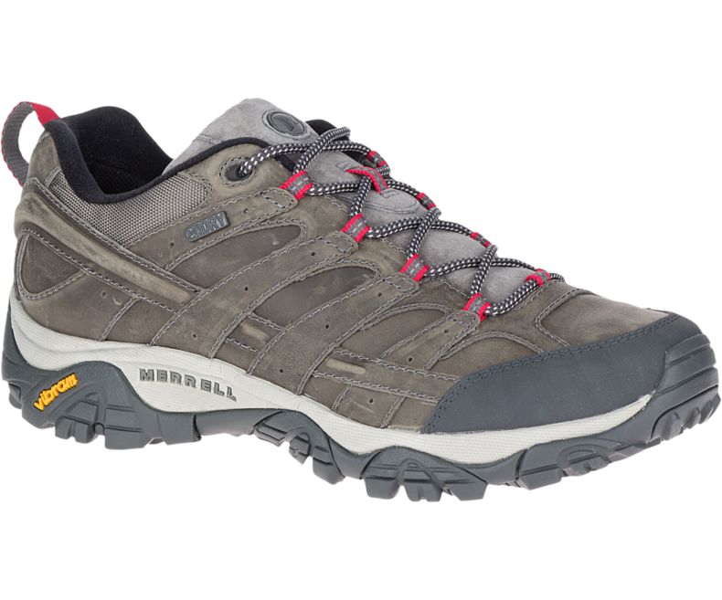 Deep Grey Merrell Moab 2 Prime Waterproof Men\'s Hiking Shoes Canada | 40780M-2HD