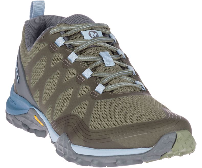 Green Merrell Siren 3 Ventilator Women's Hiking Shoes Canada | 36288W-1HG