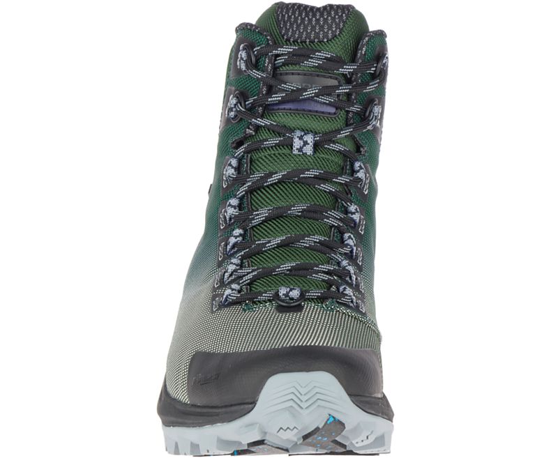 Green Merrell Thermo Cross 2 Mid Waterproof Men's Hiking Shoes Canada | 35393M-2HG