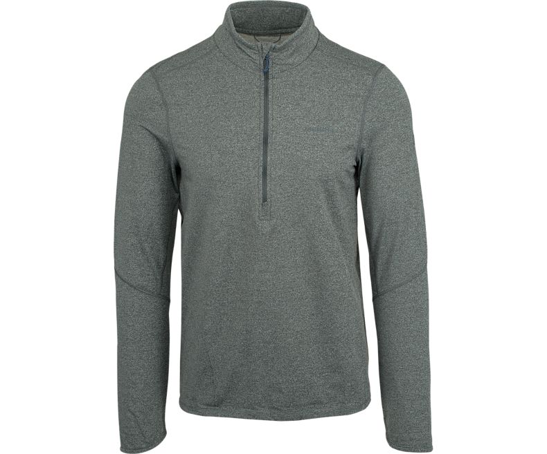 Grey Merrell BetaTherm 1/4 Zip Mid-Layer Fleece Men\'s Long Sleeve Shirts Canada | 35764M-2LG