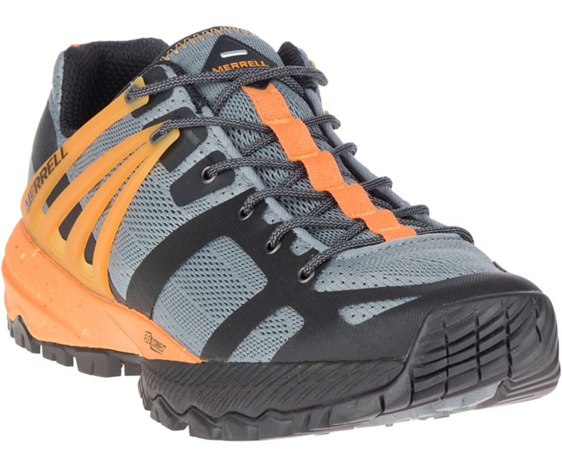 Grey / Orange Merrell MQM Ace Men's Hiking Shoes Canada | 36121M-2HG