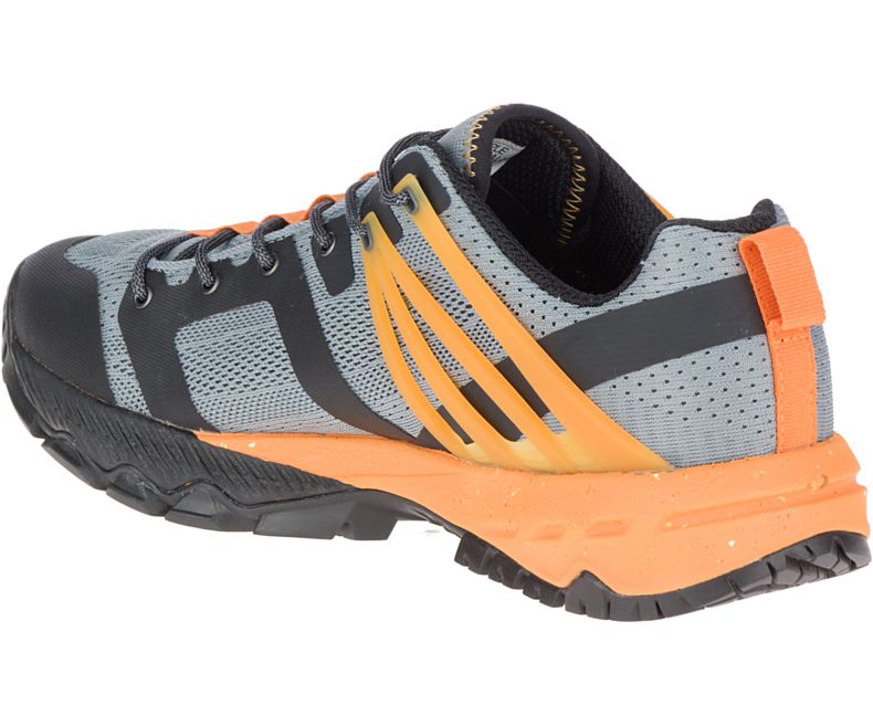 Grey / Orange Merrell MQM Ace Men's Hiking Shoes Canada | 36121M-2HG