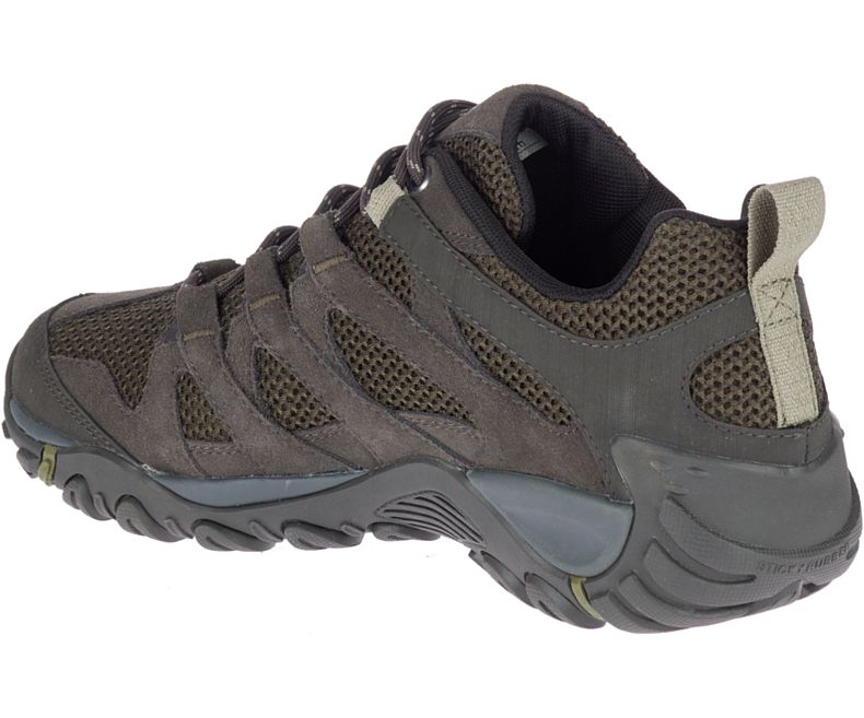 Olive Merrell Alverstone Men's Hiking Shoes Canada | 35667M-2HO