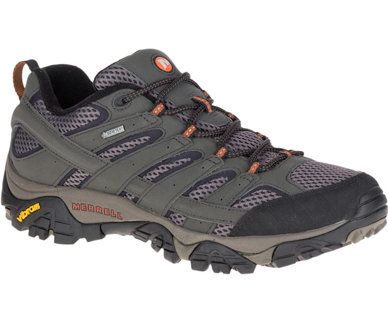 Olive Merrell Moab 2 GORE -TEX® Men\'s Hiking Shoes Canada | 27939M-2HO