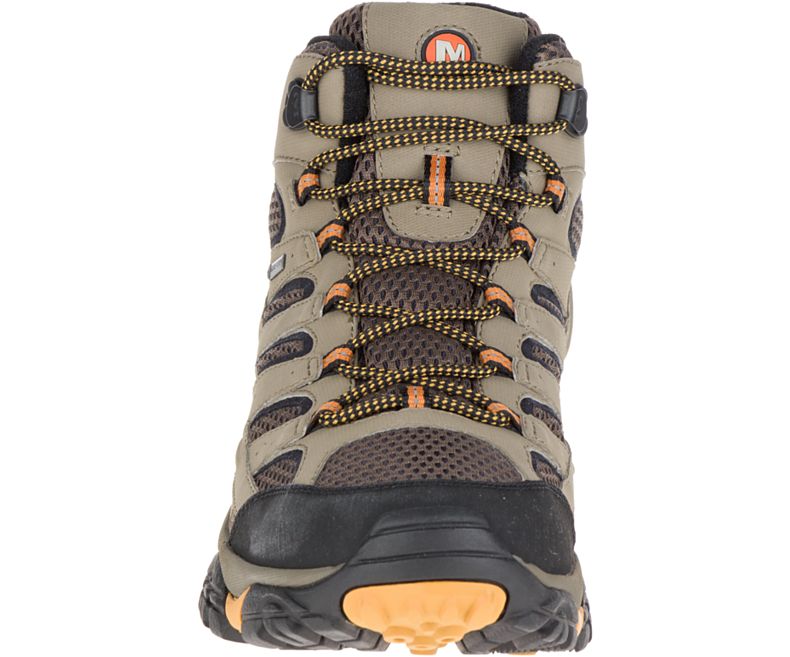 Olive Merrell Moab 2 Mid GORE -TEX® Wide Width Men's Hiking Shoes Canada | 27836M-2HO