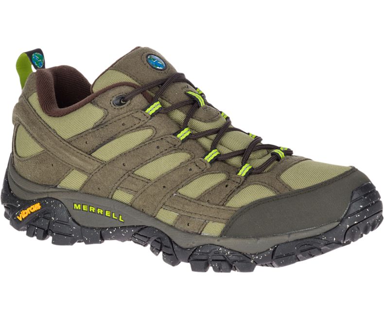 Olive Merrell Moab 2 Vegan Men\'s Hiking Shoes Canada | 36116M-2HO