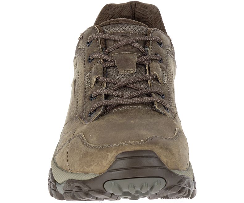 Olive Merrell Moab Adventure Lace Men's Hiking Shoes Canada | 29216M-2HO