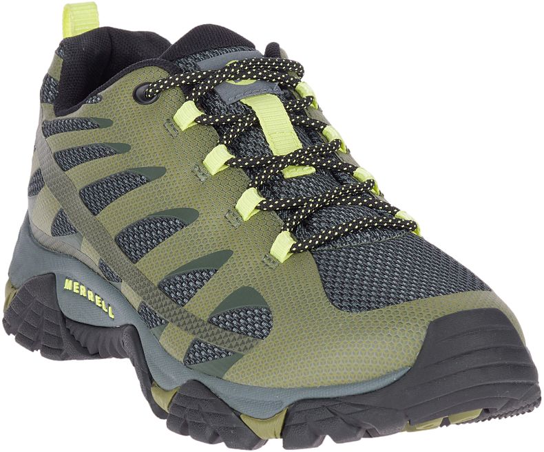 Olive Merrell Moab Edge 2 Men's Hiking Shoes Canada | 33192M-2HO