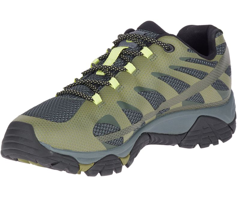 Olive Merrell Moab Edge 2 Men's Hiking Shoes Canada | 33192M-2HO